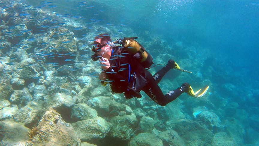 السياحة تحت الماء ..خليج ساروس في تركيا